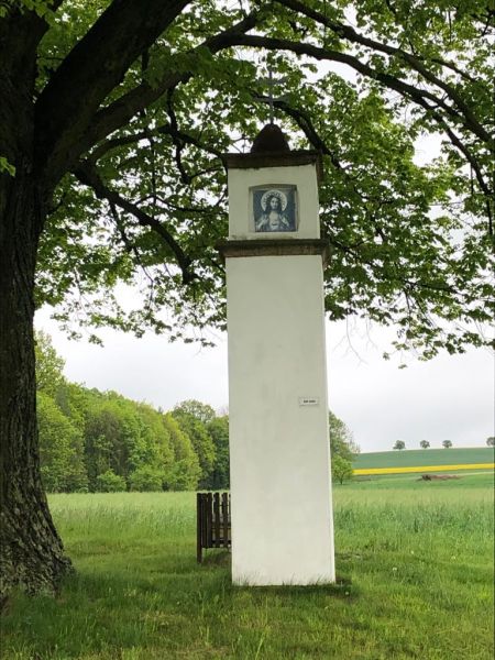 Die Pestsäule in Barnsdorf Bernatice nad Odrou