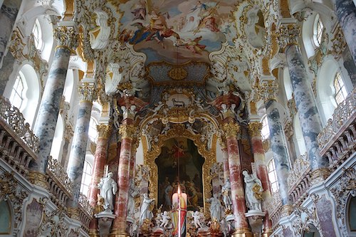 Die Wieskirche in Bayern